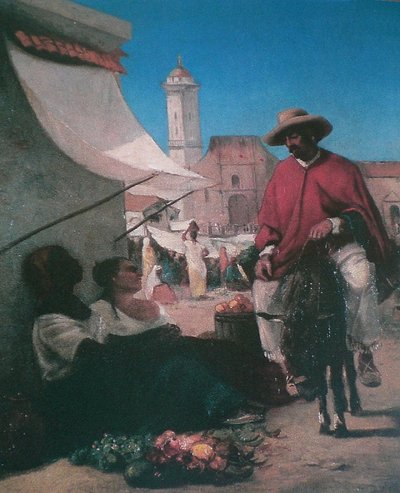 Plaza Mayor de Camille Jacob Pissarro
